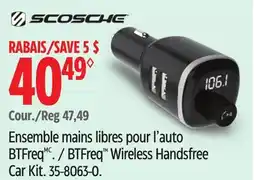 Canadian Tire BTFreq Wireless Handsfree Car Kit offer