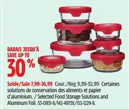 Canadian Tire Ziploc Selected Food Storage Solutions and Aluminum Foil offer