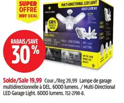 Canadian Tire Bright Living Multi-Directional LED Garage Light offer