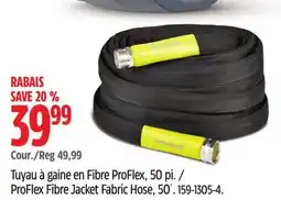 Canadian Tire Yardworks ProFlex Fibre Jacket Fabric Hose offer