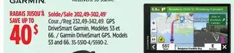 Canadian Tire Garmin DriveSmart GPS offer