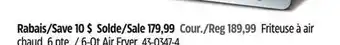 Canadian Tire 6-Qt Air Fryer offer