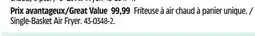 Canadian Tire Ninja Single-Basket Air Fryer offer