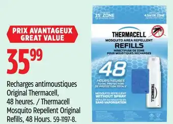 Canadian Tire Thermacell Mosquito Repellent Original Refills, 48 Hours offer