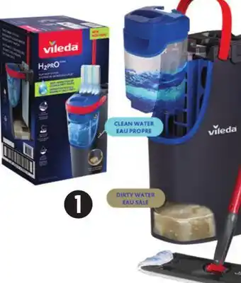 Canadian Tire Vileda H2prO Flat Mop offer
