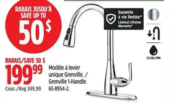 Canadian Tire Delta Grenville 1-Handle offer