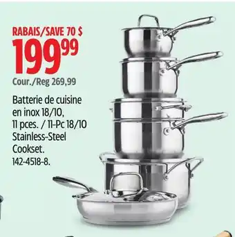 Canadian Tire Stainless-Steel Cookset offer