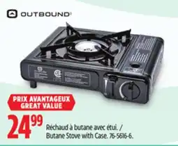 Canadian Tire Outbound Butane Stove with Case offer