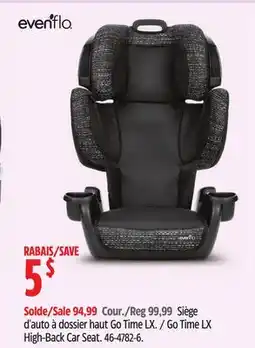 Canadian Tire Go Time LX High-Back Car Seat offer