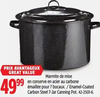 Canadian Tire Enamel-Coated Carbon Steel 7-Jar Canning Pot offer