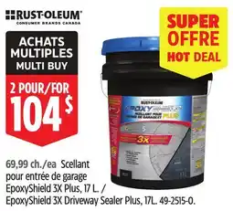 Canadian Tire RUST-OLEUM EpoxyShield 3X Driveway Sealer Plus offer
