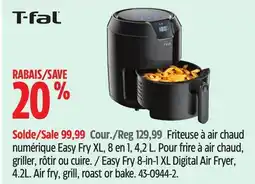 Canadian Tire T-fal Easy Fry 8-in-1 XL Digital Air Fryer offer