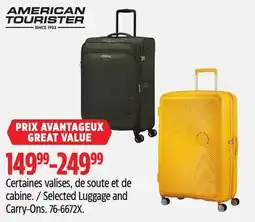 Canadian Tire American Tourister Selected Luggage and Carry-Ons offer