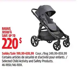 Canadian Tire Selected Child Activity and Safety Products offer