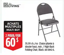 Canadian Tire High-Back Folding Chair offer