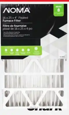 Canadian Tire Noma MERV 8 Pleated Furnace Air Filter offer