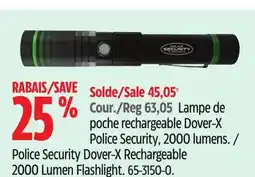 Canadian Tire Police Security Dover-X Rechargeable offer