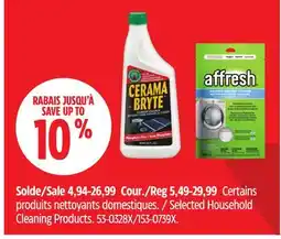 Canadian Tire Selected Household Cleaning Products offer