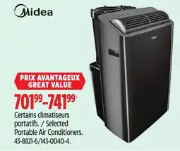 Canadian Tire Midea Selected Portable Air Conditioners offer