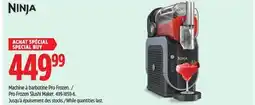 Canadian Tire Ninja Pro Frozen Slushi Maker offer