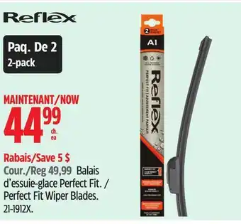Canadian Tire Reflex Perfect Fit Wiper Blades offer