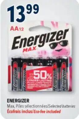 Familiprix ENERGIZER Selected batteries offer