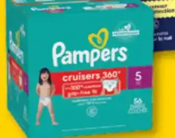 Familiprix Pampers Cruisers 360° baby diapers Size 5 (over 27lb) - 56un offer