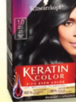 Familiprix SCHWARZKOPF, Keratin Color or Root Retouch, Selected hair colors offer