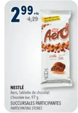 Familiprix NESTLÉ, Aero, Chocolate bar, 97 g offer
