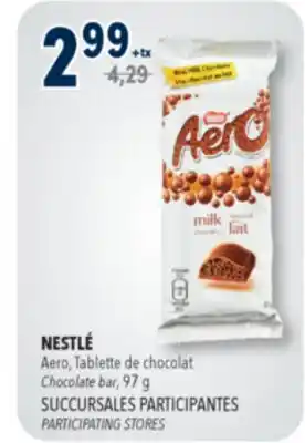 Familiprix NESTLÉ, Aero, Chocolate bar, 97 g offer