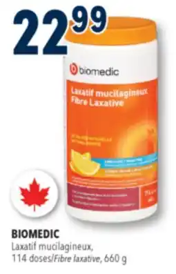 Familiprix BIOMEDIC, Laxatif mucilagineux, 114 doses/Fibre laxative, 660 g offer