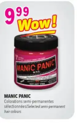 Familiprix MANIC PANIC Selected semi-permanent hair colours offer