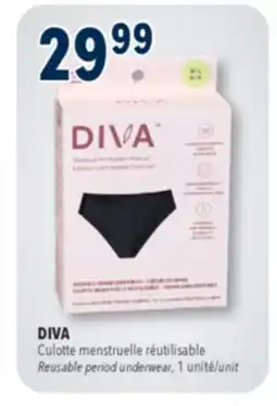Familiprix DIVA, Reusable period underwear, 1 unit offer