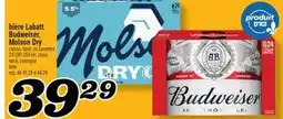 Marché Richelieu Bière Labatt Budweiser, Molson Dry | Beer offer