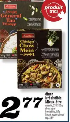Marché Richelieu Dîner Irrésistible, Mieux‑être | Irrésistible, Life Smart frozen dinner offer