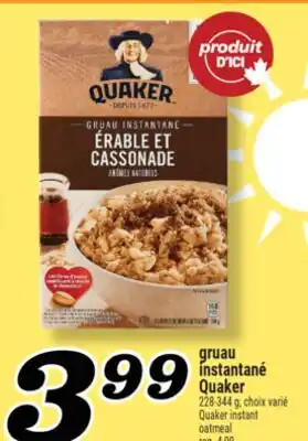 Marché Richelieu Gruau Instantané Quaker | Quaker instant oatmeal offer