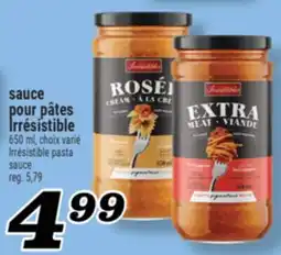 Marché Richelieu SAUCE POUR PÂTES IRRÉSISTIBLE | IRRÉSISTIBLE PASTA SAUCE offer