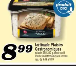 Marché Richelieu TARTINADE PLAISIRS GASTRONOMIQUES | PLAISIRS GASTRONOMIQUES SPREAD offer