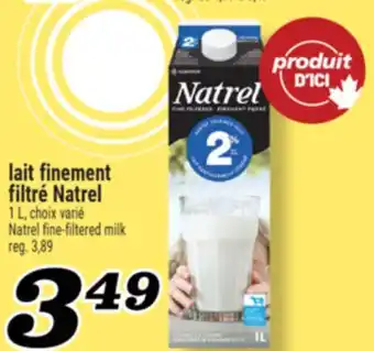 Marché Richelieu LAIT FINEMENT FILTRÉ NATREL | NATREL FINE-FILTERED MILK offer