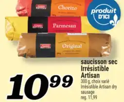 Marché Richelieu SAUCISSON SEC IRRÉSISTIBLE ARTISAN | IRRÉSISTIBLE ARTISAN DRY SAUSAGE offer