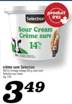 Marché Richelieu Crème Sure Selection | Selection Sour Cream offer