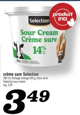Marché Richelieu Crème Sure Selection | Selection Sour Cream offer