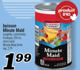 Marché Richelieu Boisson Minute Maid | Minute Maid drink offer