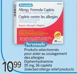 Brunet Personnelle Produits sélectionnés pour aider au soulagement des allergies Diphenhydramine offer