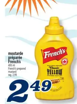 Marché Richelieu Moutarde Préparée French's | French's Prepared Mustard offer