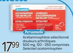 Brunet PERSONNELLE Acétaminophène sélectionné douleurs arthritiques offer