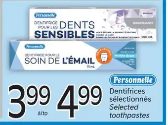 Brunet PERSONNELLE Dentifrices sélectionnés offer