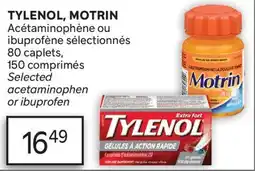 Brunet TYLENOL, MOTRIN Acétaminophène ou ibuprofène sélectionnés offer