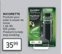 Brunet NICORETTE Produits pour aider à cesser de fumer offer