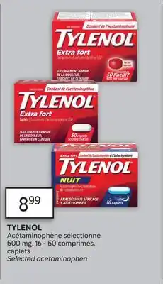 Brunet TYLENOL Acétaminophène sélectionné offer